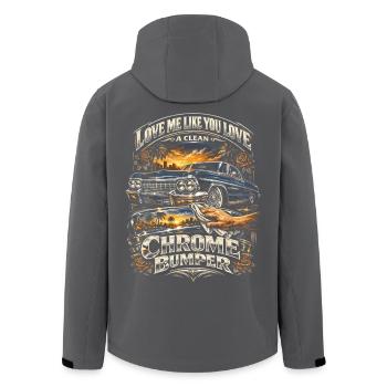 Lowrider Auto - Men’s Recycled Softshell Jacket by Stanley/Stella - black - Back - AI Model Male 185 light (185cm)