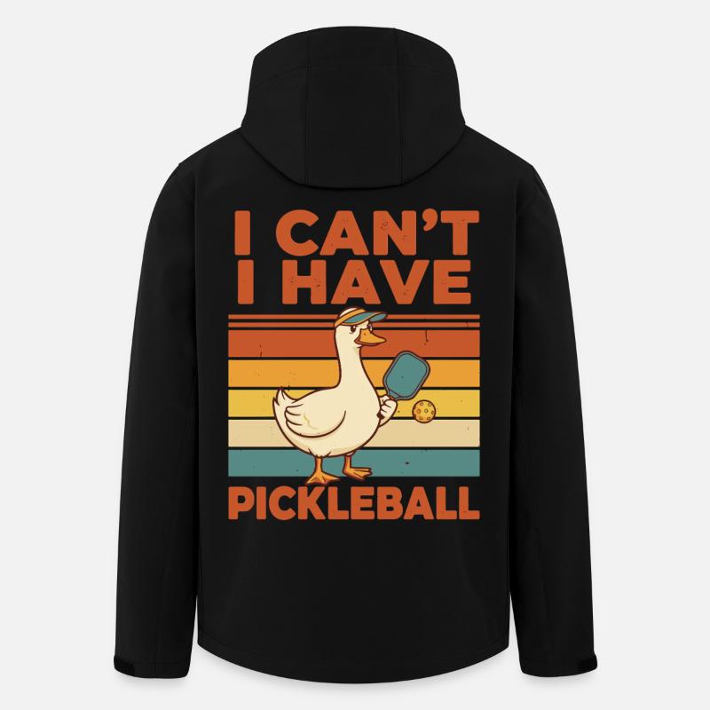 Pickleball-lustiger Pickleball-Pickleball - Recycelte Männer Softshell-Jacke von Stanley/Stella - Schwarz