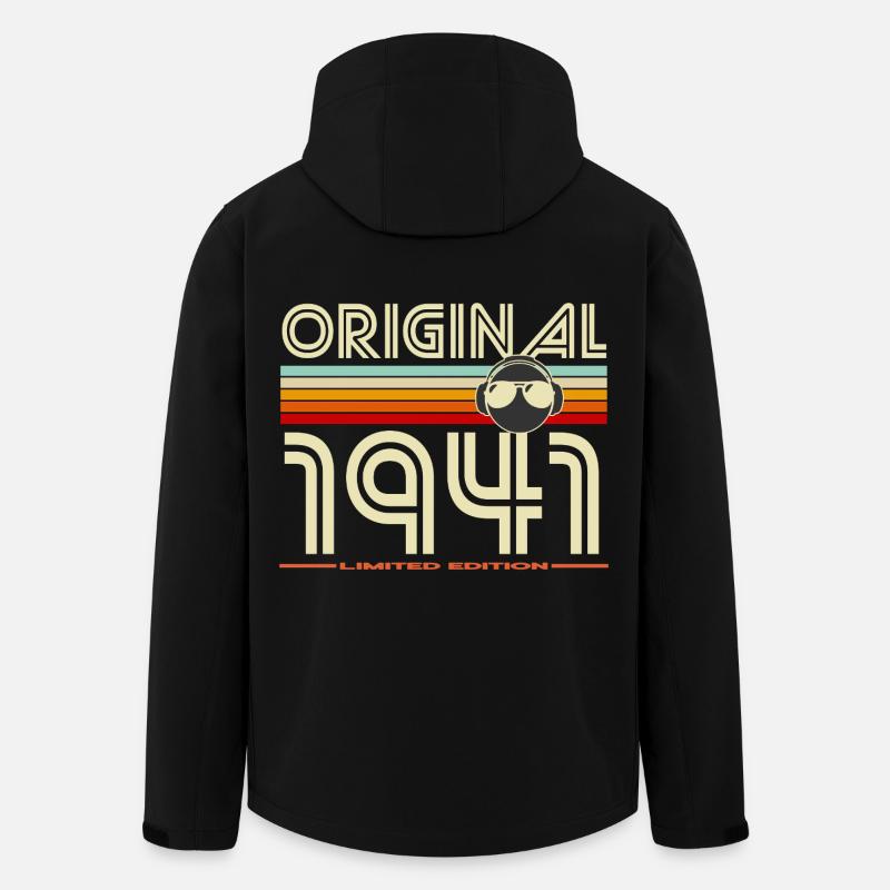 Original 1941 Retro Edition - Men’s Recycled Softshell Jacket by Stanley/Stella - black