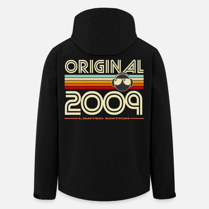 Originale Retro-Edition 2009 - Recycelte Männer Softshell-Jacke von Stanley/Stella - Schwarz