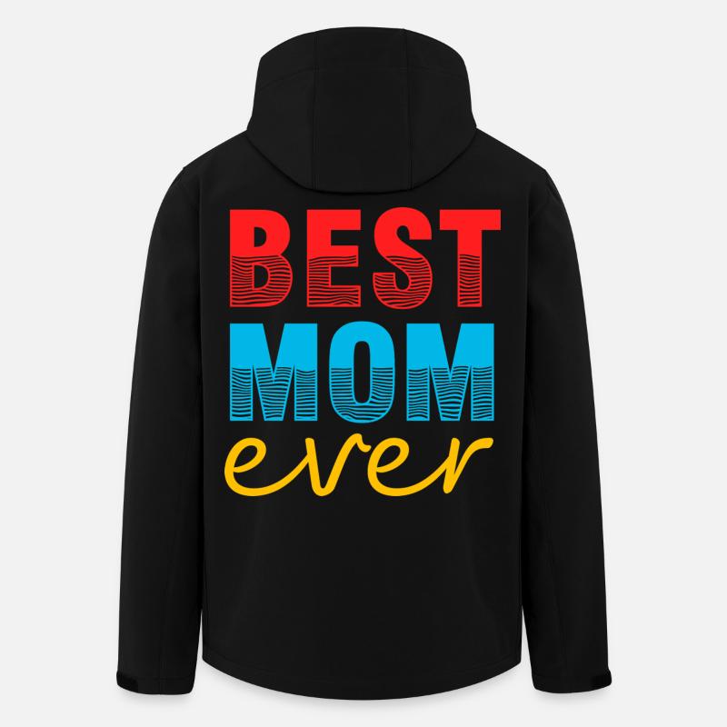 MomBest Mom Ever Geschenkshirt - Recycelte Männer Softshell-Jacke von Stanley/Stella - Schwarz
