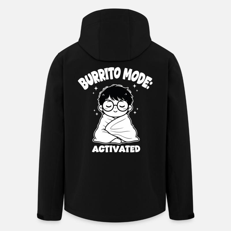Burrito-Cover-Modus - Recycelte Männer Softshell-Jacke von Stanley/Stella - Schwarz