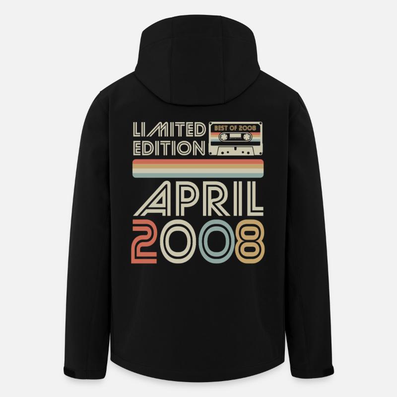 Limited Edition April 2008 Birthday Gift - Men’s Recycled Softshell Jacket by Stanley/Stella - black