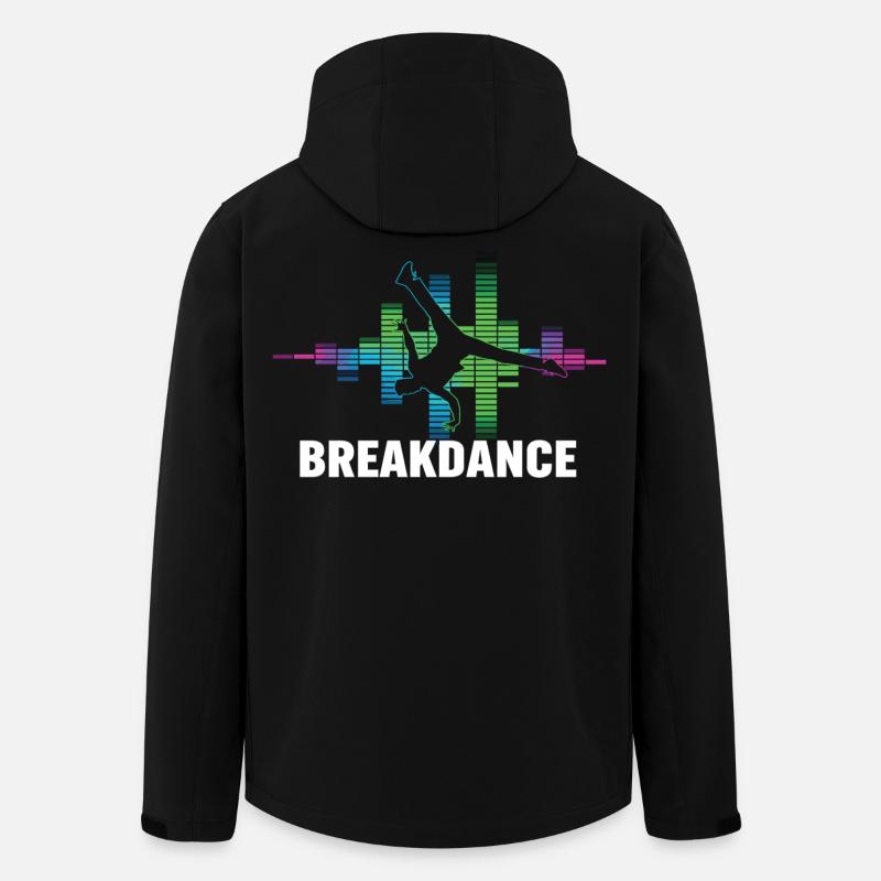 Breakdance Streetstyle Hip Hop DJ Dance - Veste softshell homme en polyester recyclé Stanley/Stella - noir