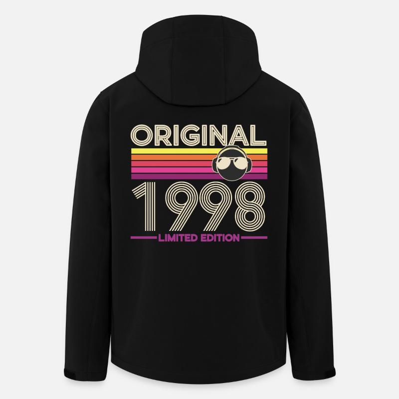 Édition Rétro Originale 1998 - Veste softshell homme en polyester recyclé Stanley/Stella - noir