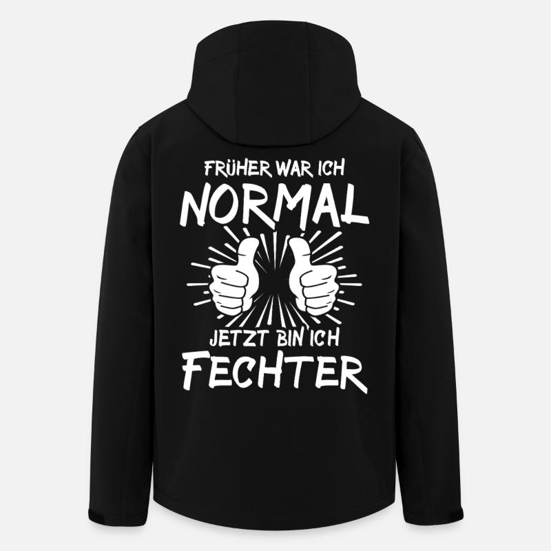 Fechter - Recycelte Männer Softshell-Jacke von Stanley/Stella - Schwarz