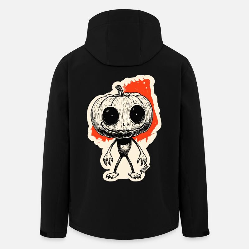 Pumpkin Night Creeper - Men’s Recycled Softshell Jacket by Stanley/Stella - black