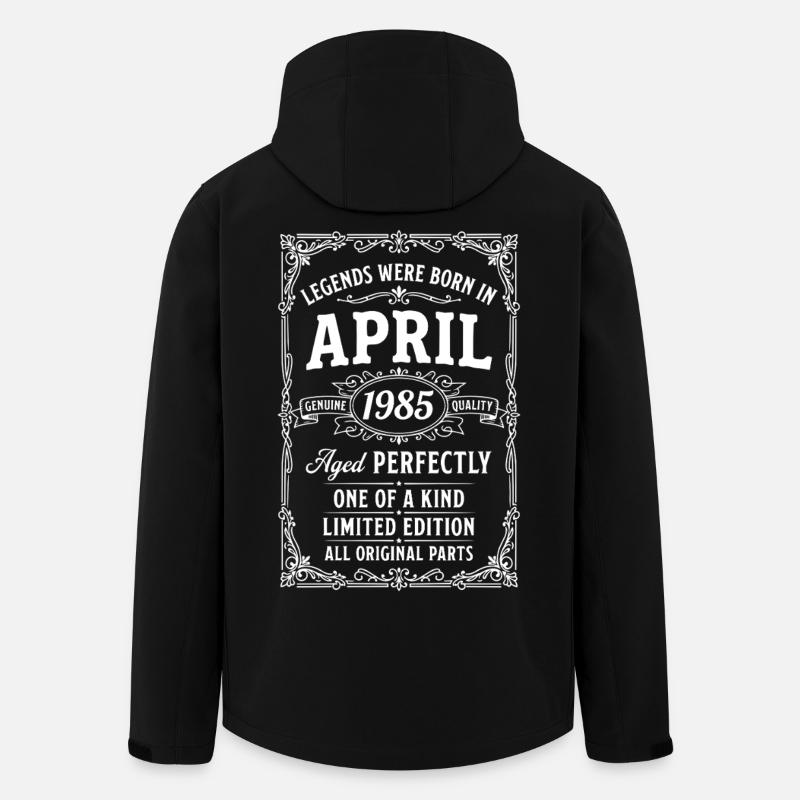 Awesome since April 1985 - Men’s Recycled Softshell Jacket by Stanley/Stella - black