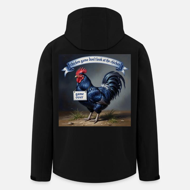 chicken Game - Recycelte Männer Softshell-Jacke von Stanley/Stella - Schwarz