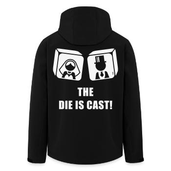 Le sort est jeté ! (Fin du jeu du mariage de la fête de garçon, W) - Veste softshell homme en polyester recyclé Stanley/Stella - noir - Dos - AI Model Male 185 light (185cm)