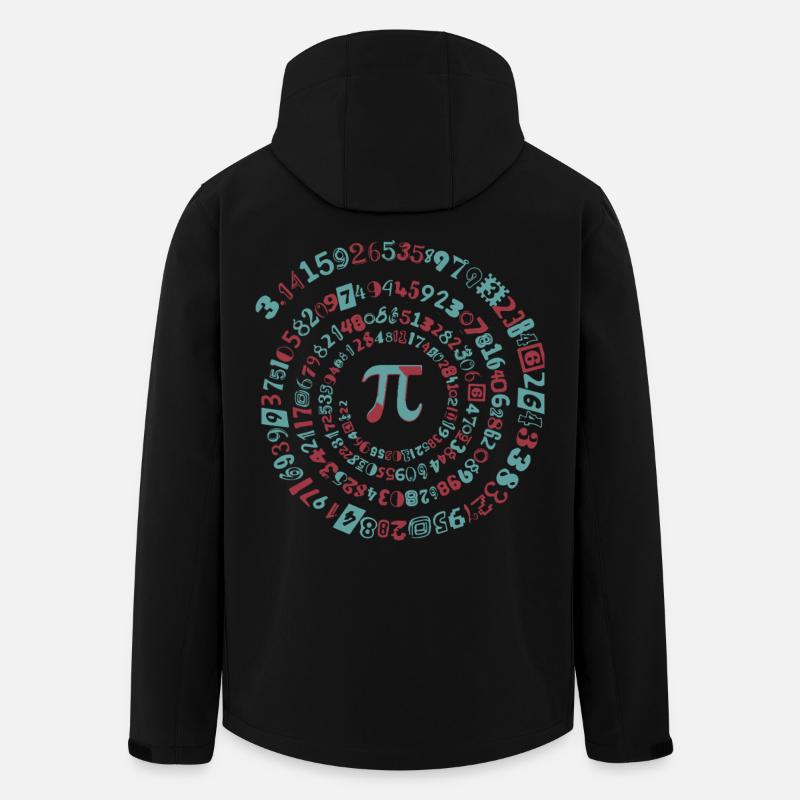 Pi - Mathematik - Recycelte Männer Softshell-Jacke von Stanley/Stella - Schwarz