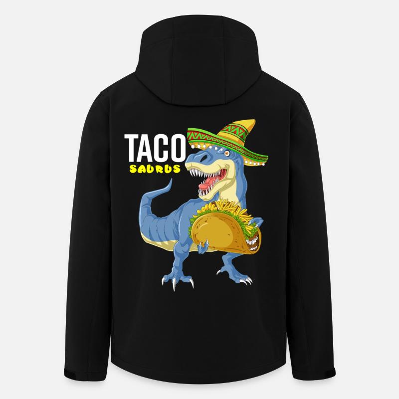 Tacosaurus Cinco De Mayo Hemd - Recycelte Männer Softshell-Jacke von Stanley/Stella - Schwarz