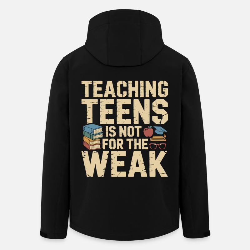 Enseignant de lycée enseignant aux adolescents - Veste softshell homme en polyester recyclé Stanley/Stella - noir