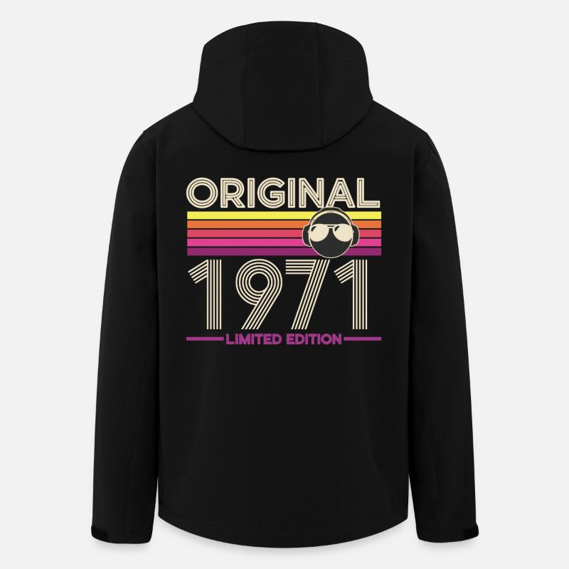 Original 1971 Retro Limited Edition - Veste softshell homme en polyester recyclé Stanley/Stella - noir
