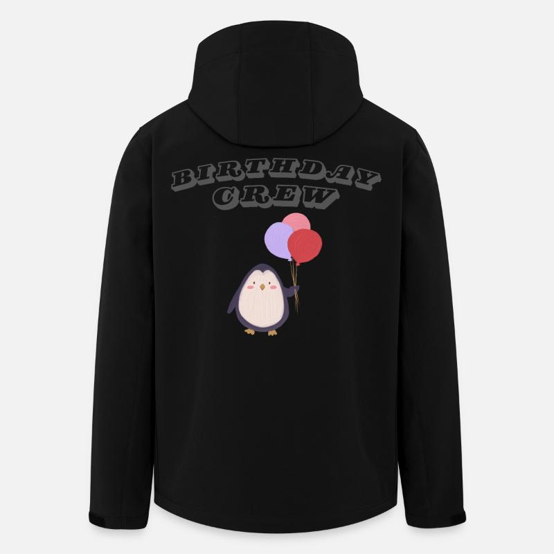 Équipe d’anniversaire - Veste softshell homme en polyester recyclé Stanley/Stella - noir