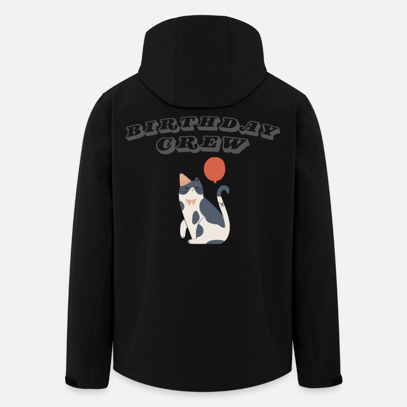 Birthday Crew - Recycelte Männer Softshell-Jacke von Stanley/Stella - Schwarz