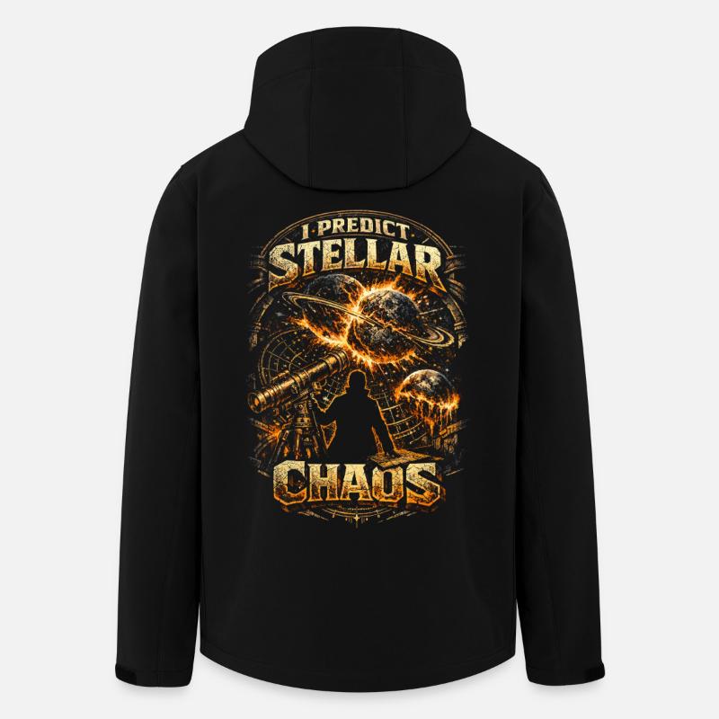 Astronomie Astronom - Recycelte Männer Softshell-Jacke von Stanley/Stella - Schwarz
