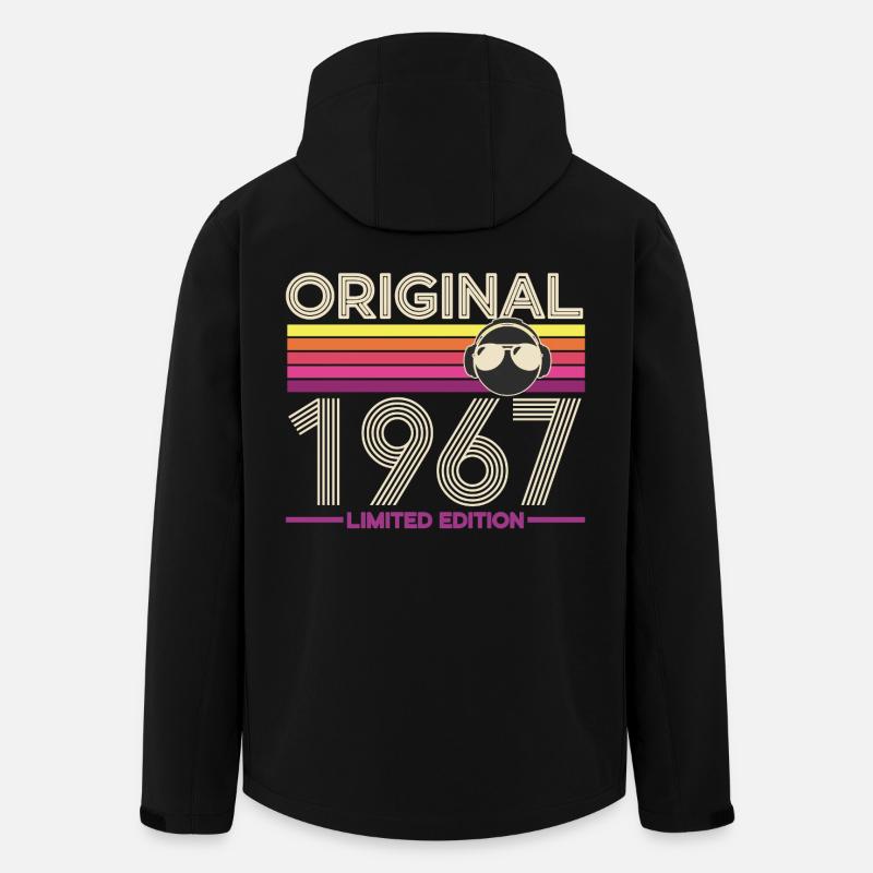 Original 1967 Rainbow Edition - Men’s Recycled Softshell Jacket by Stanley/Stella - black
