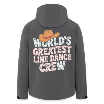 La meilleure crew de danse en ligne au monde - Veste softshell homme en polyester recyclé Stanley/Stella - charbon - Dos - AI Model Male 185 light (185cm)