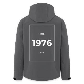 1976 – Legendär seit 1976 Limitierte Edition 1976 - Recycelte Männer Softshell-Jacke von Stanley/Stella - Schwarz - Hinten - AI Model Male 185 light (185cm)