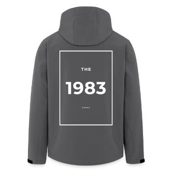 1983 – Legendär seit 1983 Limited Edition 1983 - Recycelte Männer Softshell-Jacke von Stanley/Stella - Schwarz - Hinten - AI Model Male 185 light (185cm)