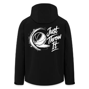 Lance-la juste Boule Pétanque Sport - Veste softshell homme en polyester recyclé Stanley/Stella - noir - Dos - AI Model Male 185 light (185cm)