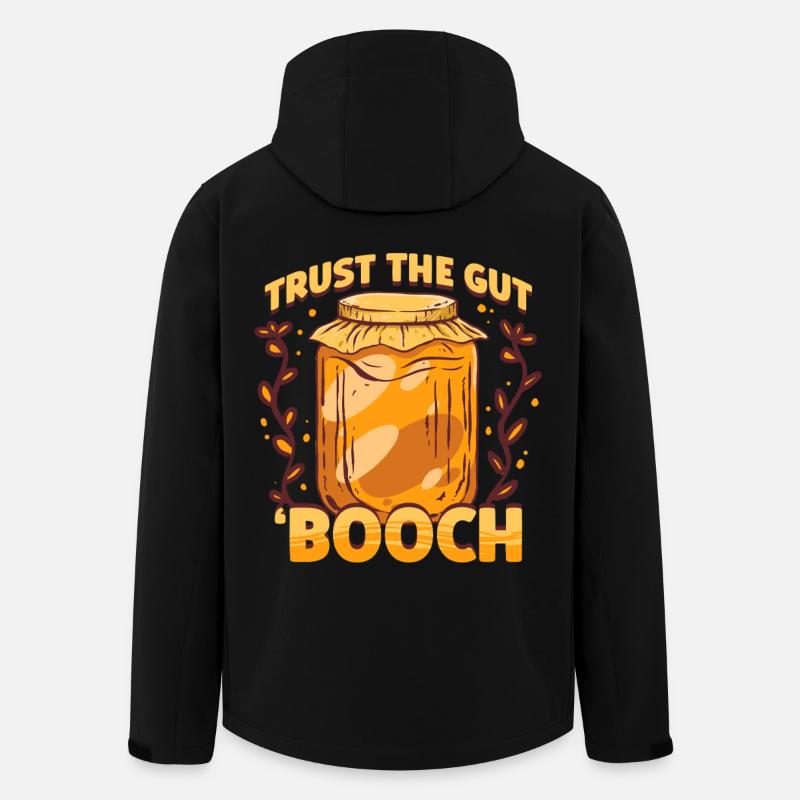 Kombucha - Recycelte Männer Softshell-Jacke von Stanley/Stella - Schwarz