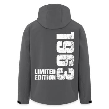 63 Jahre alt 1963 Geburtstagsgeschenk Männer Frauen - Recycelte Männer Softshell-Jacke von Stanley/Stella - Schwarz - Hinten - AI Model Male 185 light (185cm)