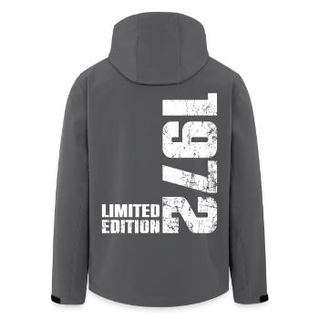 54 Year Old 1972 Birthday Gift Men Women - Men’s Recycled Softshell Jacket by Stanley/Stella - black - Back - AI Model Male 185 light (185cm)