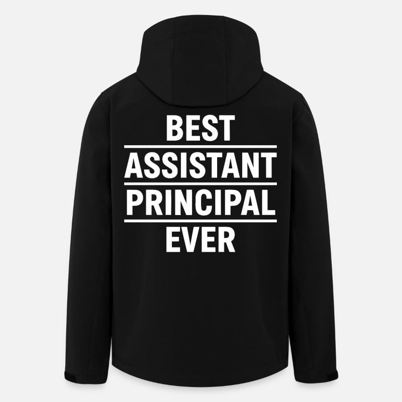 Best Assistant Principal Ever - Men’s Recycled Softshell Jacket by Stanley/Stella - black