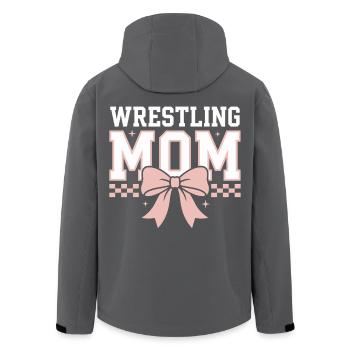 Conception sportive de la Wrestling Mom Bow - Veste softshell homme en polyester recyclé Stanley/Stella - noir - Dos - AI Model Male 185 light (185cm)