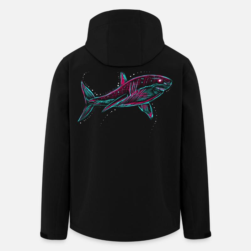 Neo Shark - Veste softshell homme en polyester recyclé Stanley/Stella - noir