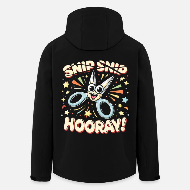 Vasectomie - Veste softshell homme en polyester recyclé Stanley/Stella - noir