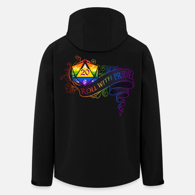 Wieder mit PRIDE spielen! - Recycelte Männer Softshell-Jacke von Stanley/Stella - Schwarz