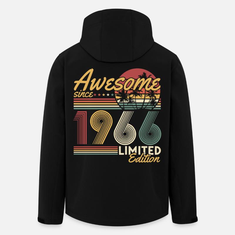 1966 Jahrgang Vintage Geburtstag Geschenk Retro - Recycelte Männer Softshell-Jacke von Stanley/Stella - Schwarz