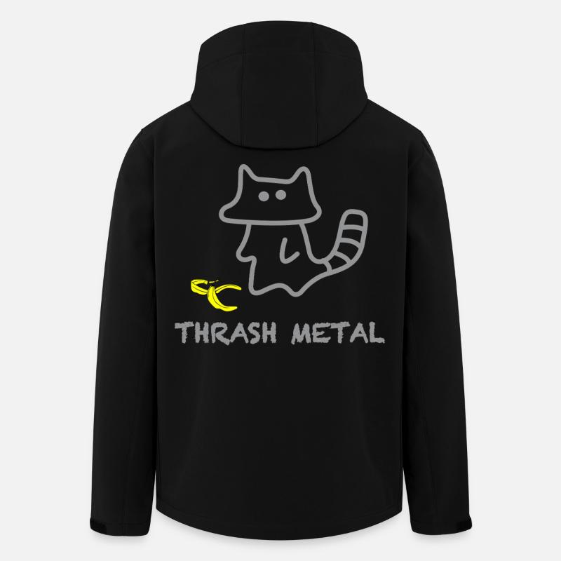 Katzengeist Banana Thrash Metal - Veste softshell homme en polyester recyclé Stanley/Stella - noir