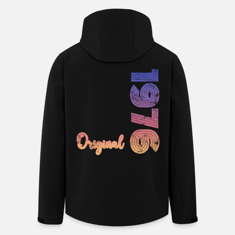Millésime 1976 - Veste softshell homme en polyester recyclé Stanley/Stella - noir