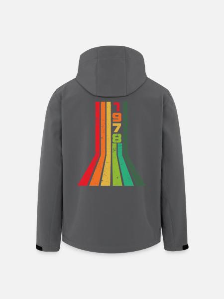 Millésime 1978 - Veste softshell homme en polyester recyclé Stanley/Stella - noir