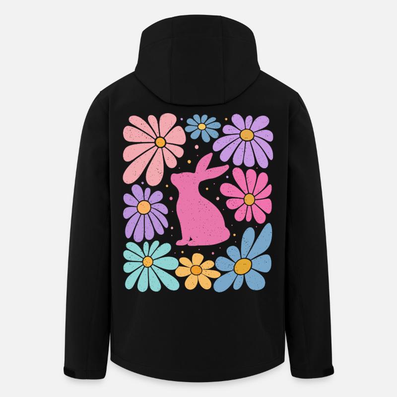 Ostern  - Recycelte Männer Softshell-Jacke von Stanley/Stella - Schwarz