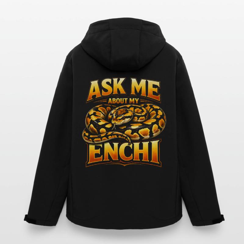 Demande-moi pour Enchi | Morphologie de Python Roi Veste softshell homme en polyester recyclé Stanley/Stella