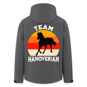 Équipe Hannoveraner - Veste softshell homme en polyester recyclé Stanley/Stella - noir - Dos - AI Model Male 185 light (185cm)