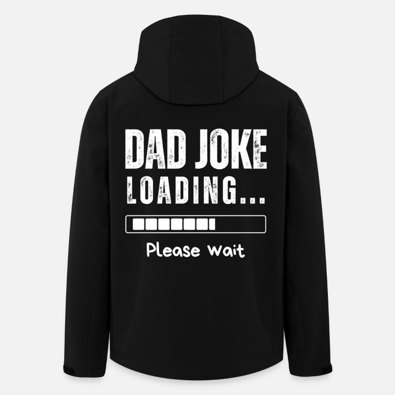 Papa-Witz - Recycelte Männer Softshell-Jacke von Stanley/Stella - Schwarz