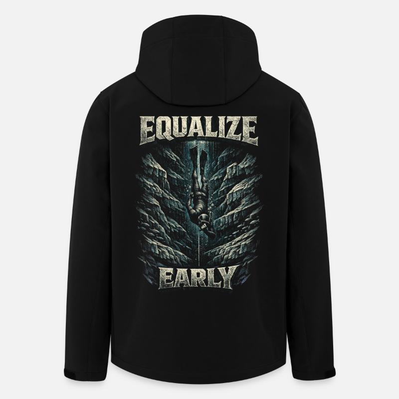 Apnée libre Égalisation précoce - Veste softshell homme en polyester recyclé Stanley/Stella - noir