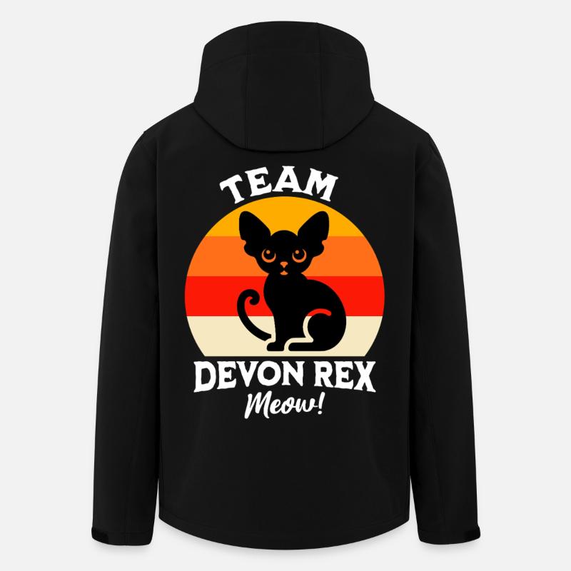 Team Devon Rex - Men’s Recycled Softshell Jacket by Stanley/Stella - black