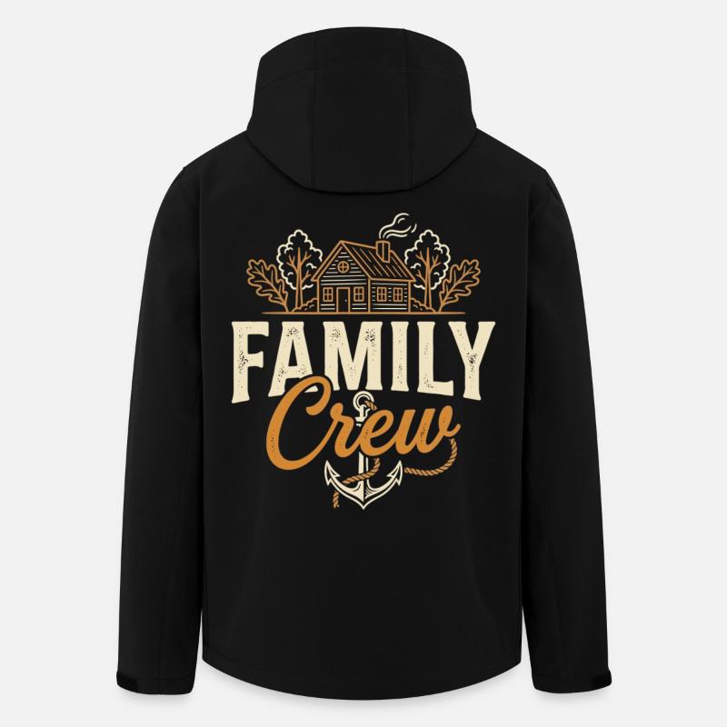 Maison familiale de l’équipe familiale - Veste softshell homme en polyester recyclé Stanley/Stella - noir