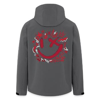 Graffiti Street Art Urban Style - Recycelte Männer Softshell-Jacke von Stanley/Stella - Schwarz - Hinten - AI Model Male 185 light (185cm)