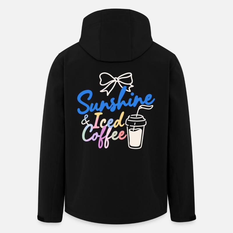 Sommer Sonne Urlaub - Recycelte Männer Softshell-Jacke von Stanley/Stella - Schwarz