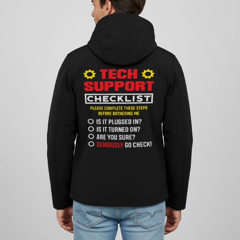 Liste de contrôle du support technique Plugin Admin IT Veste softshell homme en polyester recyclé Stanley/Stella