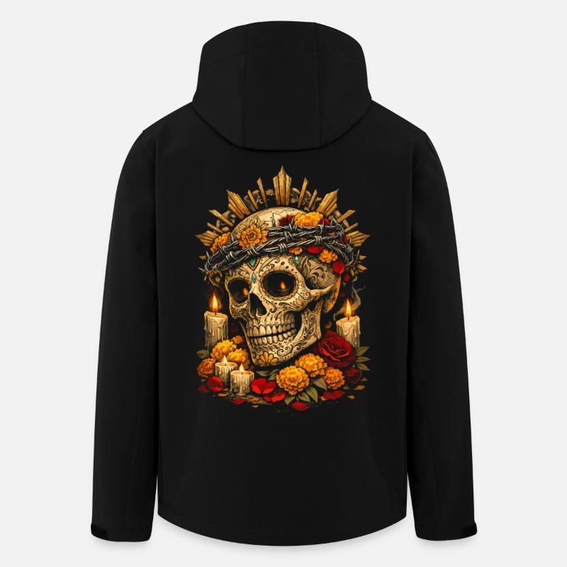 Día de los Muertos - Veste softshell homme en polyester recyclé Stanley/Stella - noir