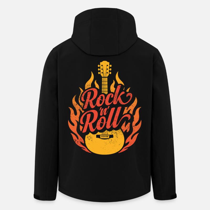 Rock and roll - Veste softshell homme en polyester recyclé Stanley/Stella - noir